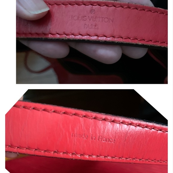 Louis Vuitton Red Epi Noe Bag - Picture 10 of 17